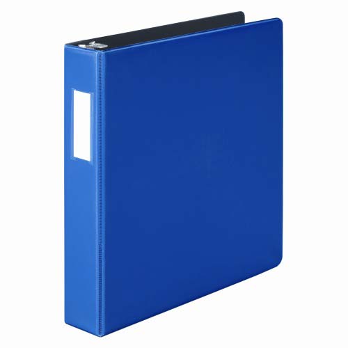 Wilson Jones 1-1/2" Dark Blue Heavy Duty Opaque D-Ring Binders 12pk - W384-34BLPP