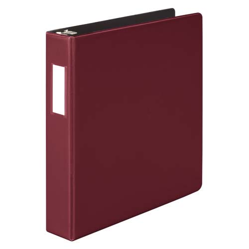 Wilson Jones 1-1/2" Dark Red Heavy Duty Opaque D-Ring Binders 12pk - W384-34CPP