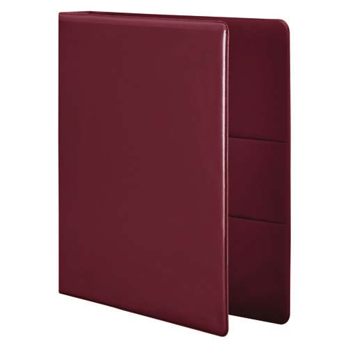 Wilson Jones 1-1/2" Dark Red Premium Locking D-Ring Binders - 6pk
