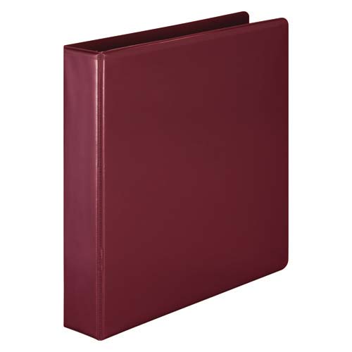 Wilson Jones 1-1/2" Dark Red Premium Single-Touch Binder - 6pk