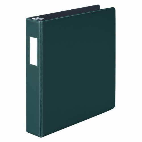 Wilson Jones 1-1/2" Green Heavy Duty Opaque D-Ring Binders - 12pk