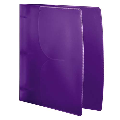 Wilson Jones 1-1/2" Purple Translucent Poly Binders - 10pk
