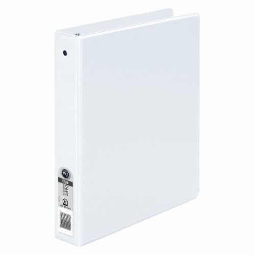 Wilson Jones 1-1/2" White Opaque Round Binders with Labels 12pk - W368-34NHWV