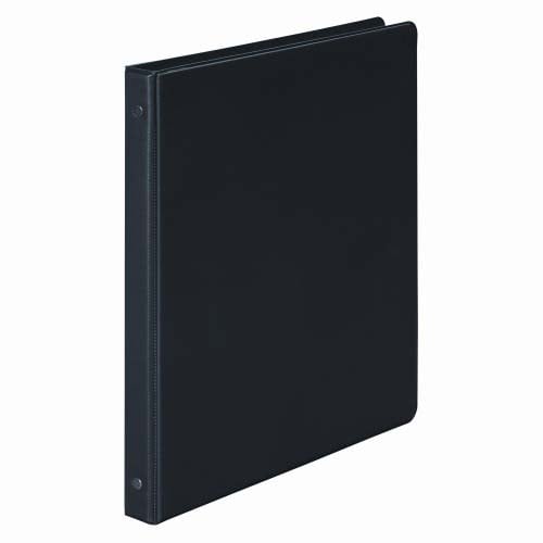 Wilson Jones 1/2" Black Basic Opaque Round Ring Binders 12pk - W368-13NBPP