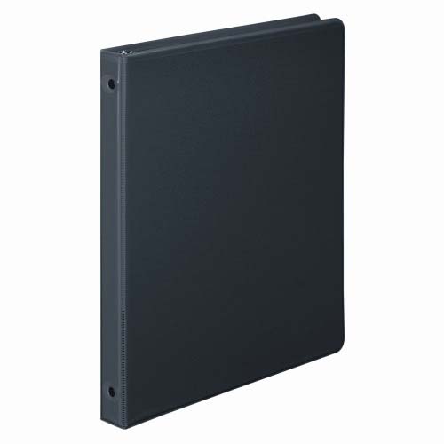 Wilson Jones 1/2" Black Basic Round Ring View Binders 12pk - W362-13BPP
