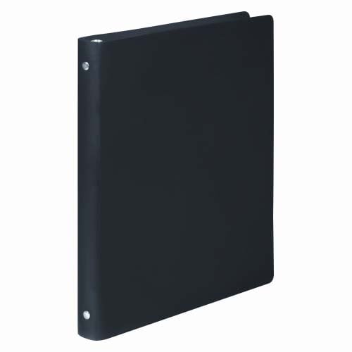 Wilson Jones 1/2" Black Flexible ACCOHIDE Ring Binder 20pk - A7039701A