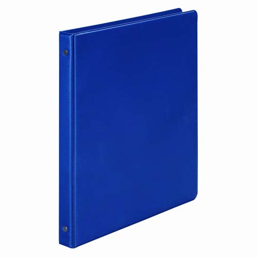 Wilson Jones 1/2" Blue Basic Opaque Round Ring Binders 12pk - W368-13NBLPP
