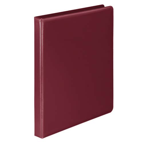 Wilson Jones 1/2" Dark Red Premium Single-Touch Binders - 6pk