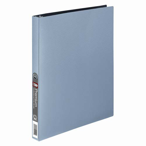 Wilson Jones 1/2" Premium Silver Opaque  Metallic Poly Binders -12pk
