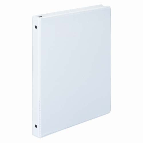 Wilson Jones 1/2" White Basic Poly Round Ring View Binders 12pk - W362-13WPP