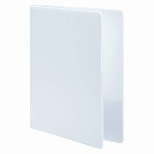 Wilson Jones 1/2" White Basic Vinyl Round Ring View Binders - 12pk