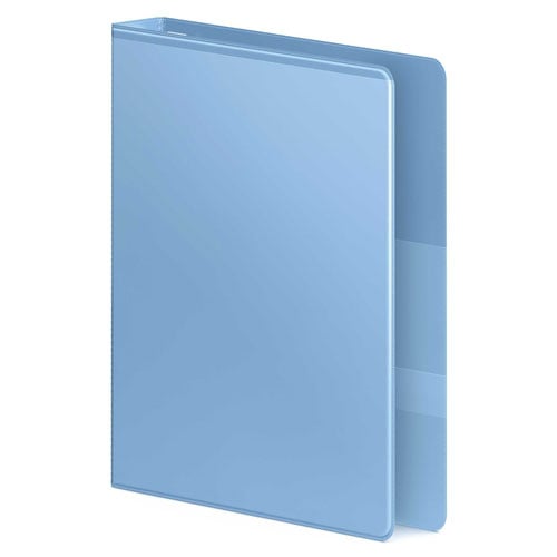 Wilson Jones 1.5" Baby Blue Ultra Duty D-Ring View Binder - 12pk