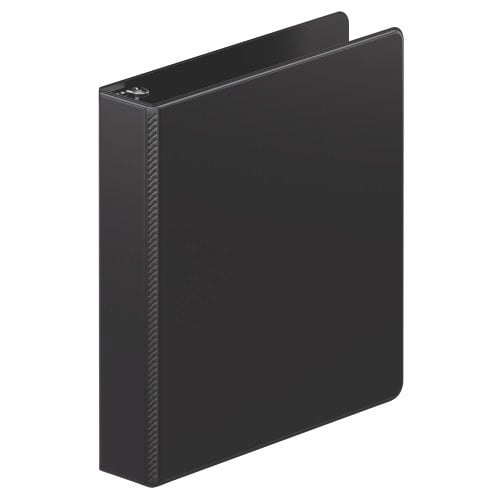 Wilson Jones 1.5" Black Heavy Duty Round Ring Binder 12pk - W364-34NBPP1