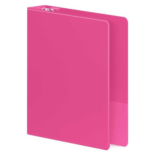 Wilson Jones 1.5" Bright Pink Heavy Duty Round Ring Binder - 12pk