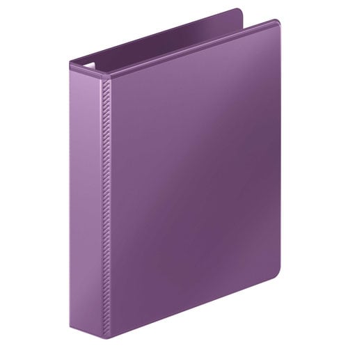 Wilson Jones 1.5" Eggplant Ultra Duty D-Ring View Binder 12pk - W866-34-519PP