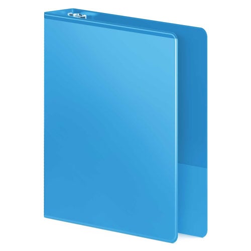 Wilson Jones 1.5" Light Blue Heavy Duty D-Ring View Binder - 12pk