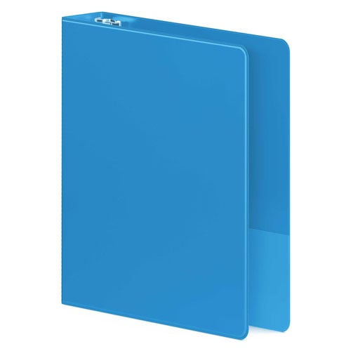 Wilson Jones 1.5" Light Blue Heavy Duty Round Ring Binder - 12pk