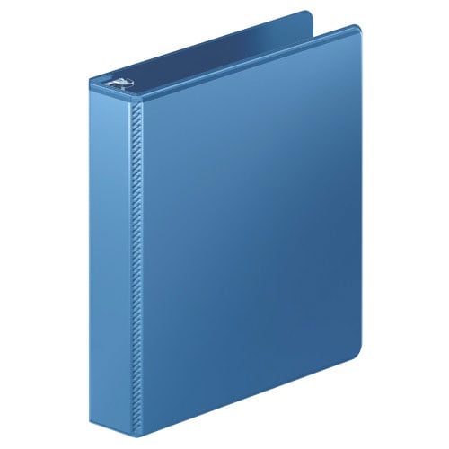 Wilson Jones 1.5" PC Blue Heavy Duty Round Ring View Binder 12pk - W363-34-7462PP