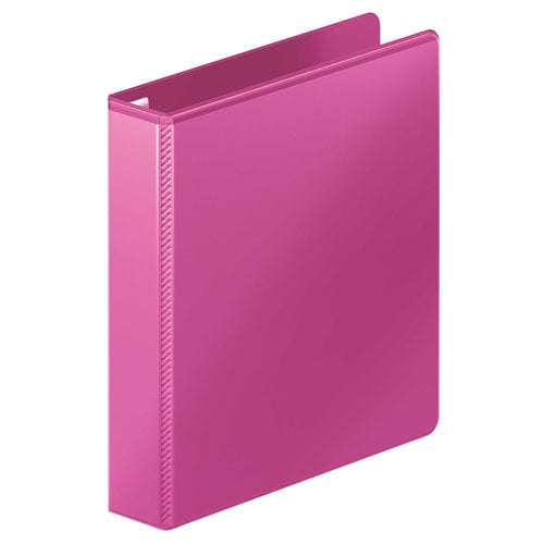 Wilson Jones 1.5" Power Pink Ultra Duty D-Ring View Binder - 12pk