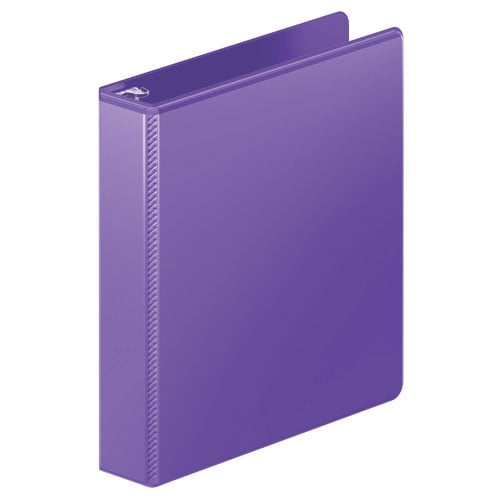 Wilson Jones 1.5" Purple Heavy Duty Round Ring View Binder 12pk - W363-34-267PP