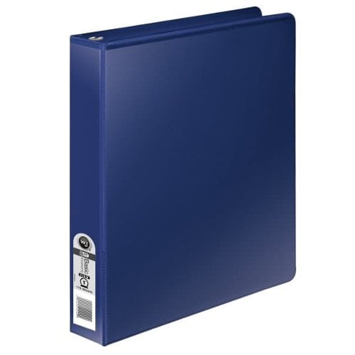 Wilson Jones 1" Blue Basic Round Ring View Binders 12pk - W362-14BLPP