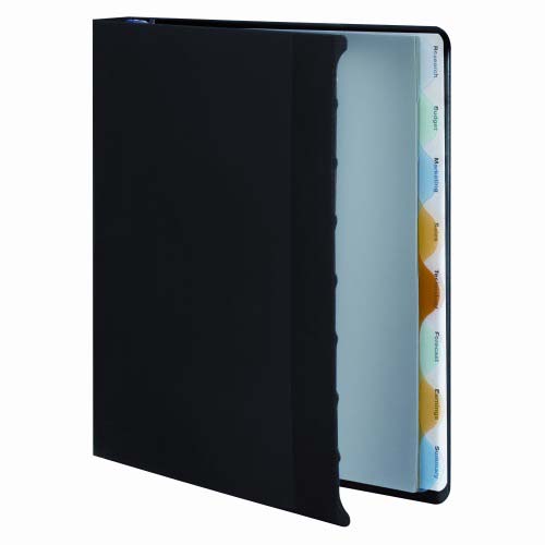 Wilson Jones 1" Assorted Color 8 Tab View-Tab Binders 12pk - W55097B
