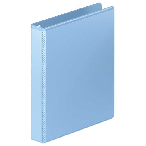 Wilson Jones 1" Baby Blue Ultra Duty D-Ring View Binder - 12pk