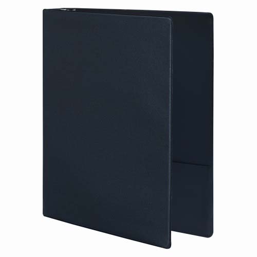 Wilson Jones 1" Black Basic D-Ring Binders With Label Holders 12pk - W383-14NHBPP