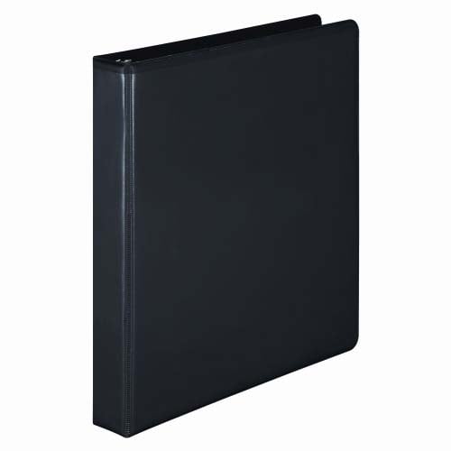 Wilson Jones 1" Black Basic D-Ring View Binders 12pk - W386-14BPP