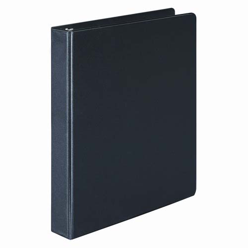 Wilson Jones 1" Black Basic Opaque D-Ring Binders 12pk - W383-14BPP