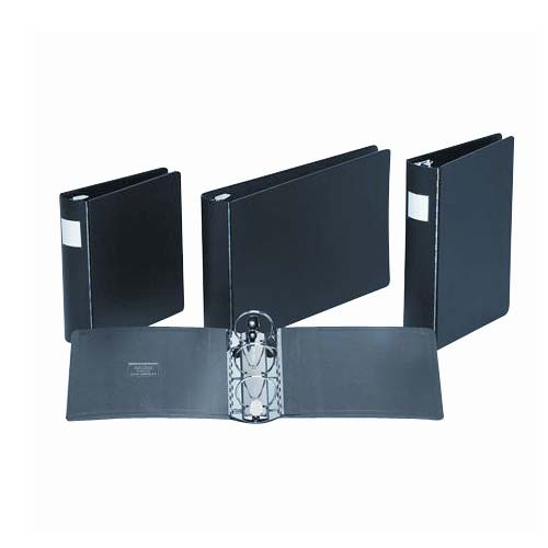 Wilson Jones 1" Black Casebound DublLock Ring Oversize Binders 12pk - W344-70