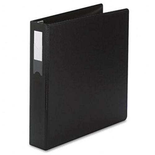 Wilson Jones 1" Black Heavy Duty Hanging Vinyl Binders - 12pk