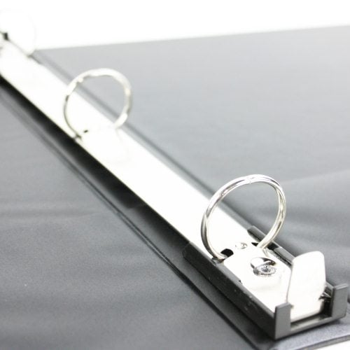 Wilson Jones 1" Black Heavy Duty Hanging Vinyl Binders - 12pk