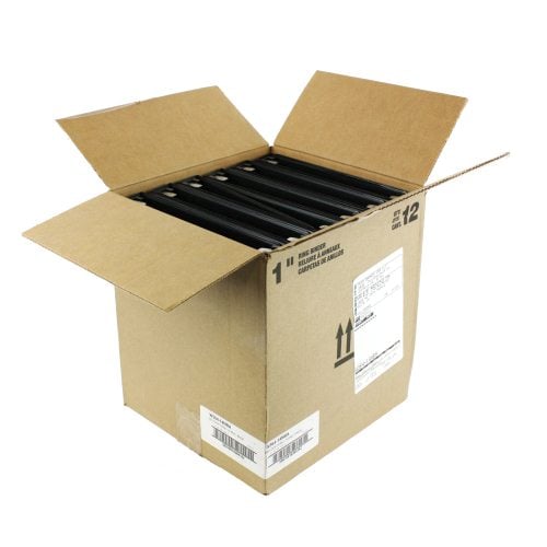 Wilson Jones 1" Black Heavy Duty Hanging Vinyl Binders - 12pk