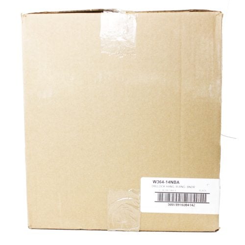 Wilson Jones 1" Black Heavy Duty Hanging Vinyl Binders - 12pk