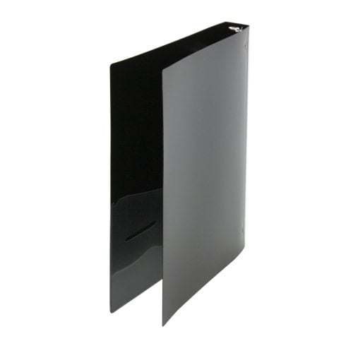 Wilson Jones 1" Black Non-Stick Flexible Binders 12pk - A7043341D
