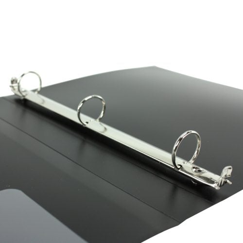 Wilson Jones 1" Black Non-Stick Flexible Binders 12pk - A7043341D