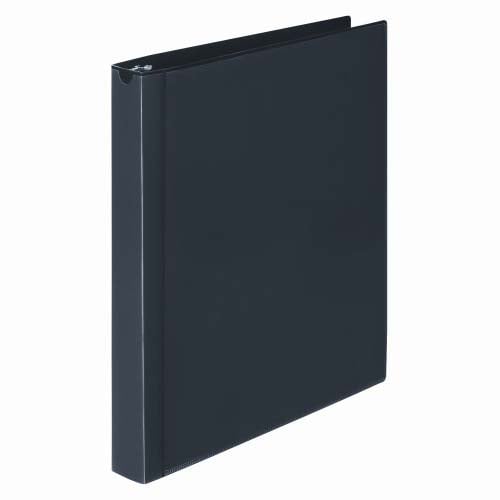 Wilson Jones 1" Black Non-Stick Flexible Binders 12pk - A7043341D