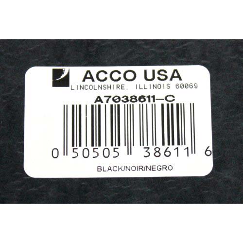 Wilson Jones 1" Black PRESSTEX Ring Binder 1pk - A7038611-C