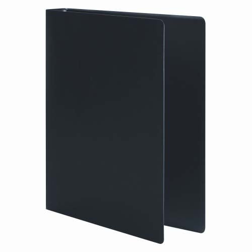 Wilson Jones 1" Black Semi-Rigid ACCOHIDE Ring Binder 1pk - A7039711A