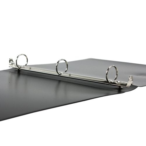 Wilson Jones 1" Black Semi-Rigid ACCOHIDE Ring Binder 1pk - A7039711A