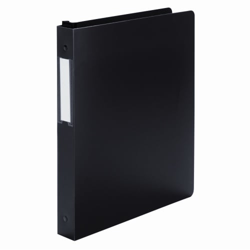 Wilson Jones 1" Black Semi-Rigid Hanging Poly Binders 12pk - W390-14B