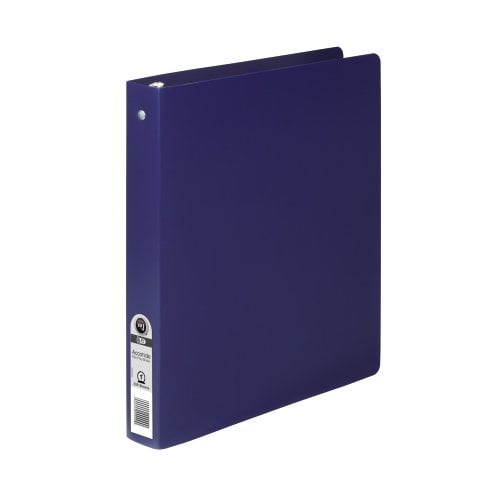 Wilson Jones 1" Blue Flexible ACCOHIDE Ring Binders - 8pk