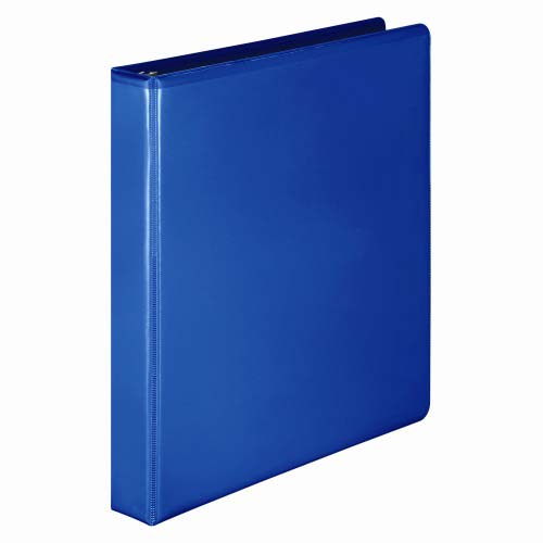 Wilson Jones 1" Blue Heavy Duty D-Ring View Binders 12pk - W385-14BLPP