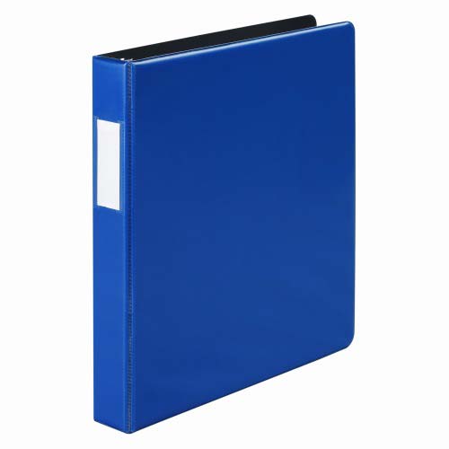 Wilson Jones 1" Blue Heavy Duty Opaque Round Binders - 12pk