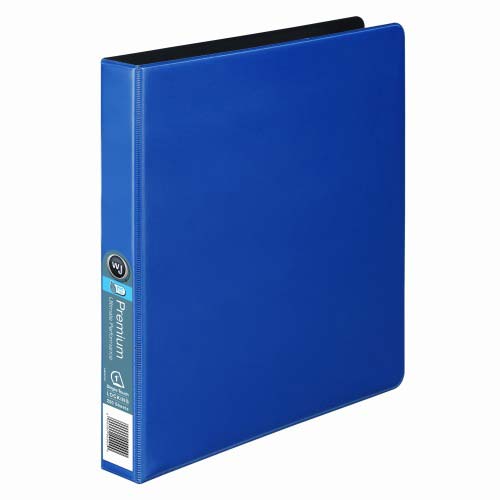 Wilson Jones 1" Blue Premium Opaque D-Ring Binders 12pk - W87601PP