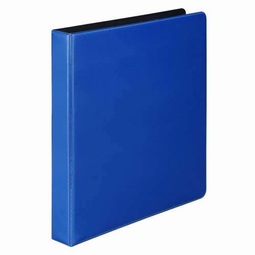 Wilson Jones 1" Blue Premium Opaque D-Ring Binders 12pk - W87601PP