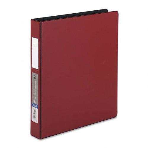 Wilson Jones 1" Burgundy Heavy Duty Hanging Vinyl Binder - 12pk