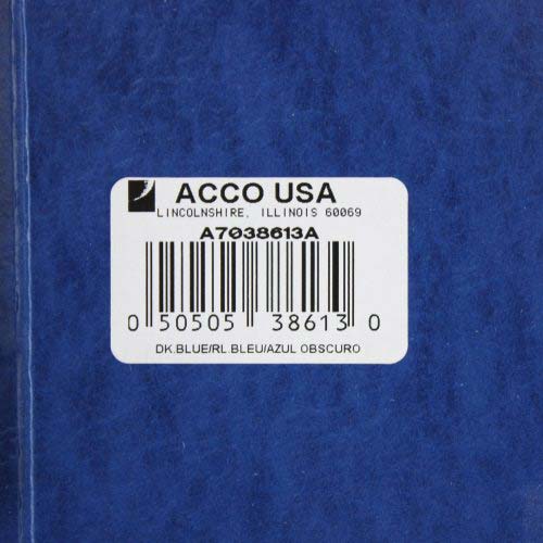 Wilson Jones 1" Dark Blue PRESSTEX Ring Binders - 20pk