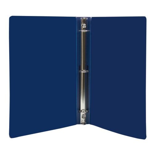 Wilson Jones 1" Dark Blue Semi-Rigid ACCOHIDE Ring Binder 1pk - A7039712A